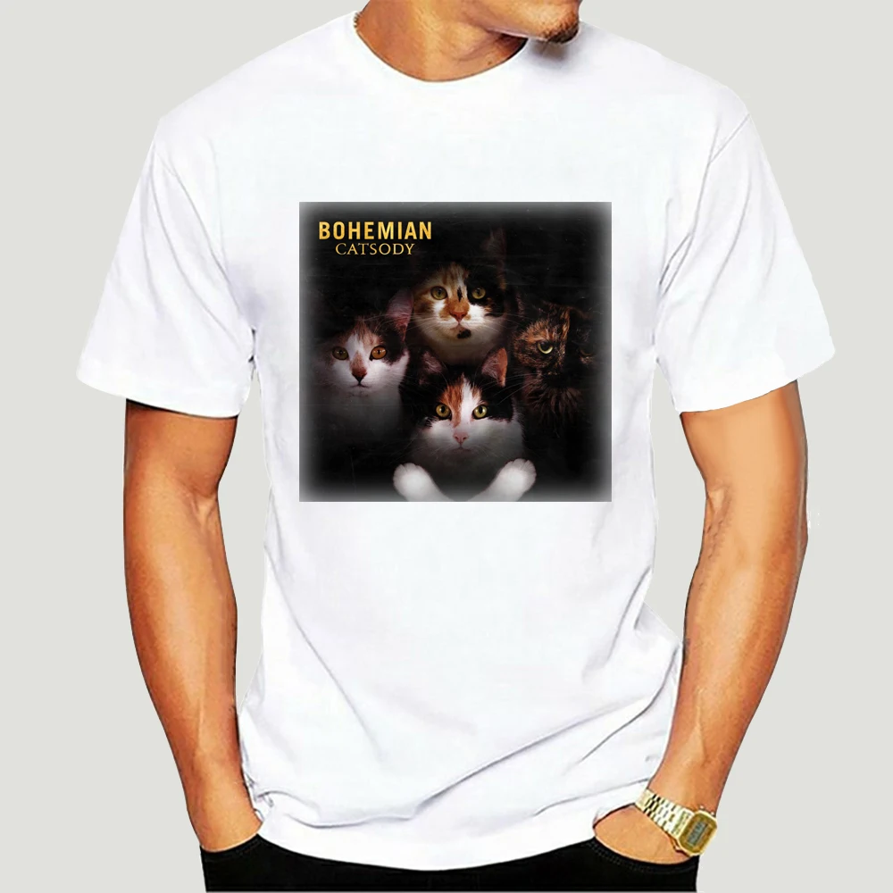 

Cat QUEEN Forever Bohemian Rhapsody T-Shirt Freddie Mercury Tee Queen t-shirt Bohemian Rhapsody We will rock you shirt 6928X