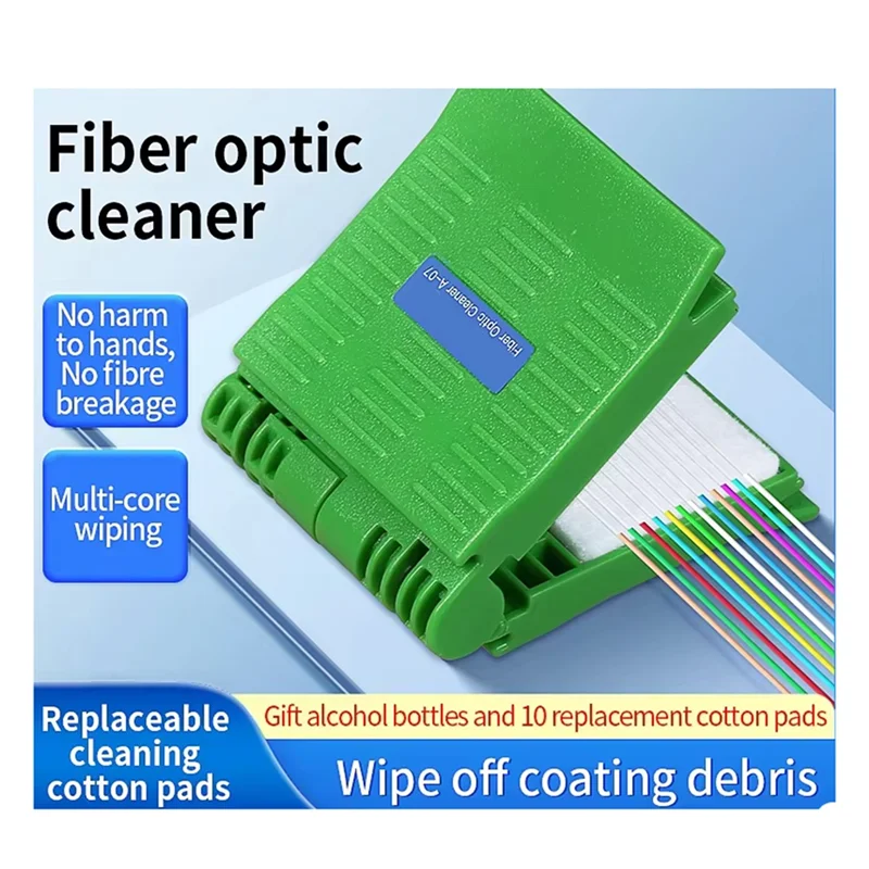 

APPLIA-Fiber Cleaning Tool A-07 Fiber Optic Cleaning Wiping Paper Fiber Optic Cleaning Not Easy Break Fibers