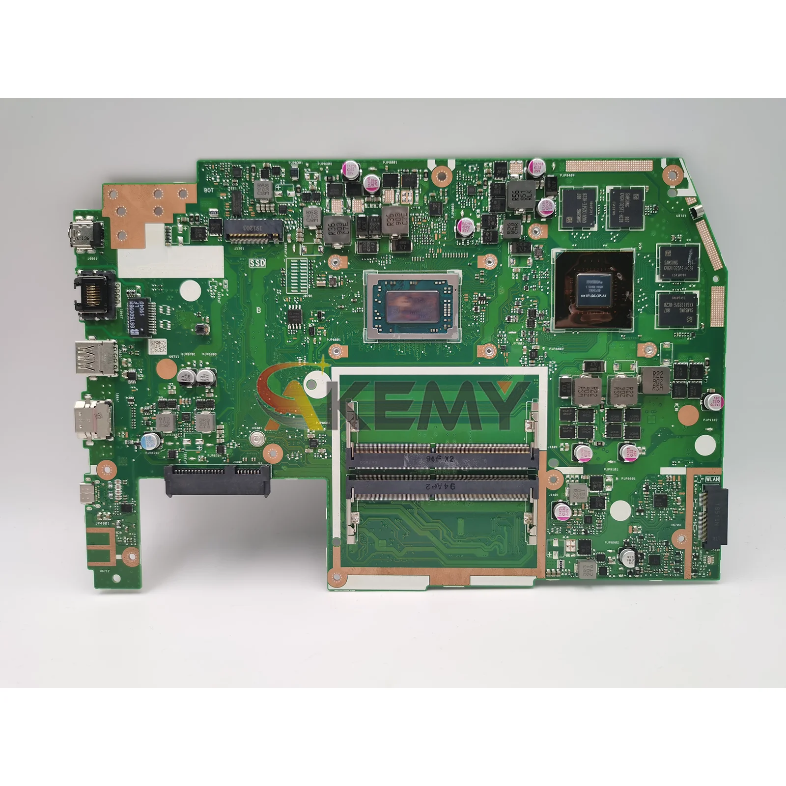 X570DD Motherboard Laptop untuk ASUS VivoBook X570DD YX570ZD X570D YX570DD Mainboard Notebook dengan CPU R3 R5 R7 Tes 100% OK stk