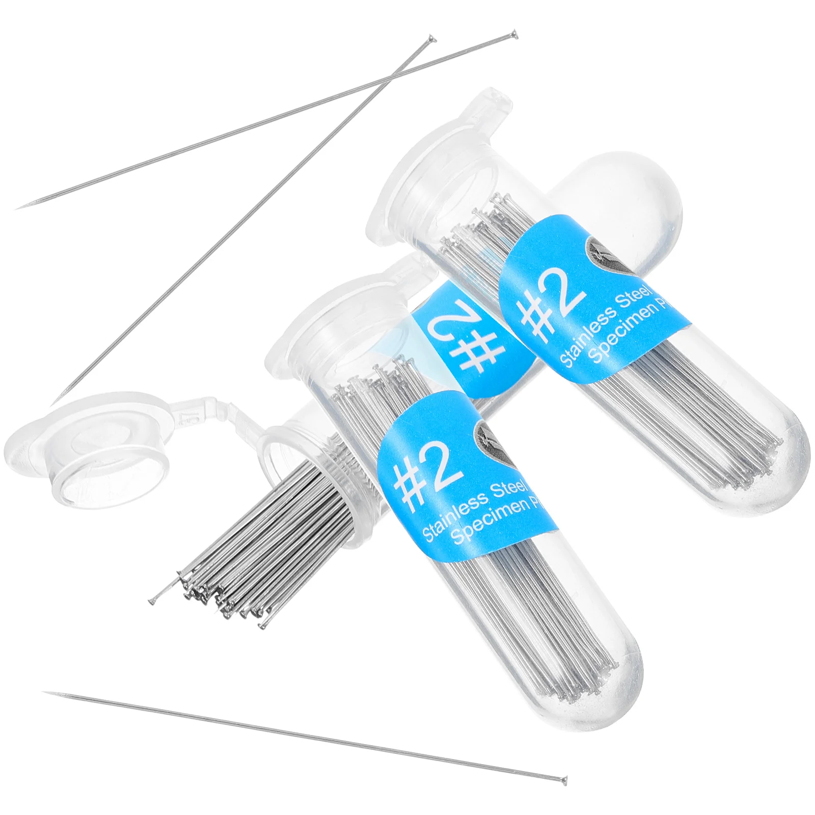 

300 pcs Insect Needles Stainless Steel Butterfly Collecting Specimen Tools for Entomology Insect Sample Making