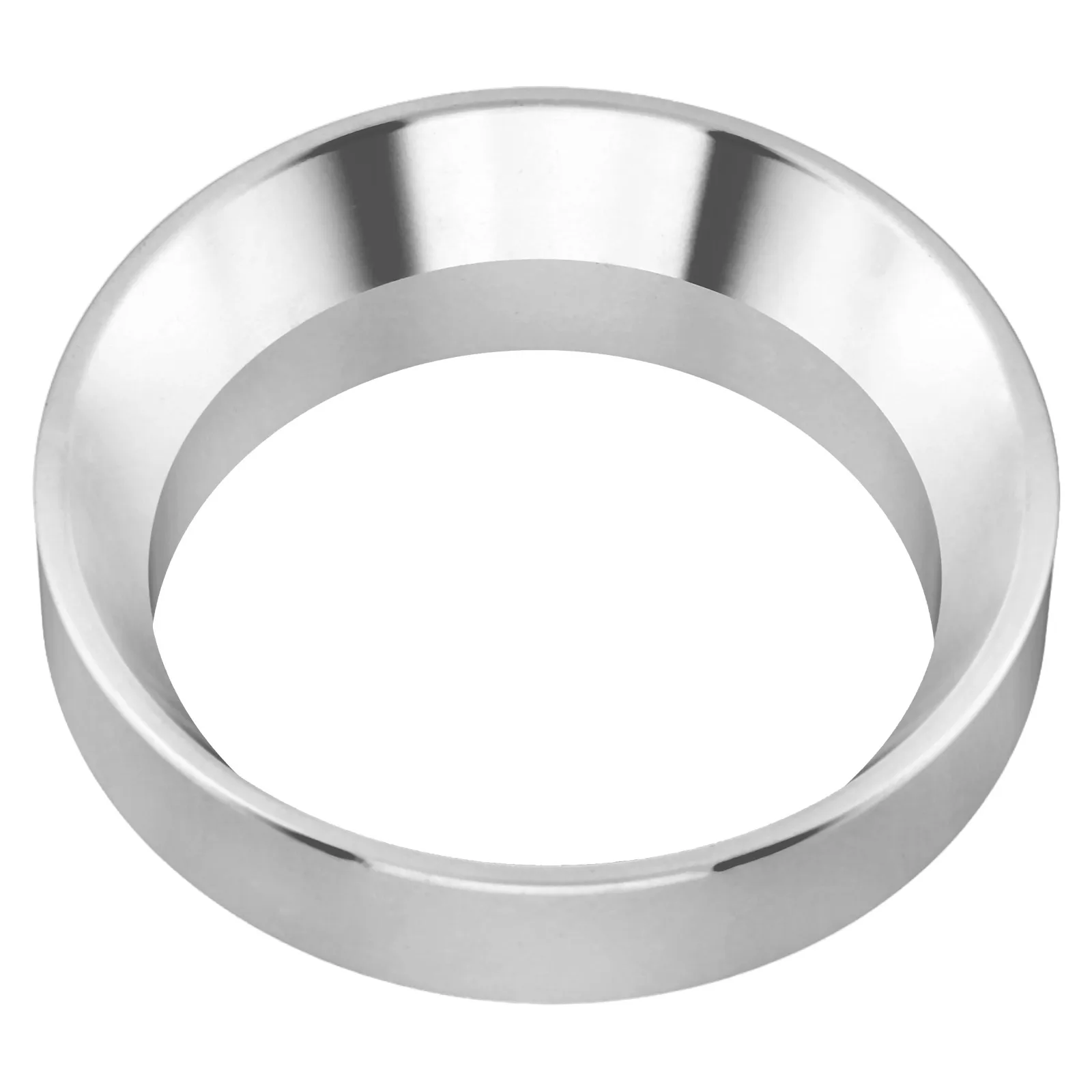 

58mm Magnetic Powder Dosing Ring Black Aluminum Espresso Coffee Machine Accessory Machine Accessory Reduces Mess Easy Use