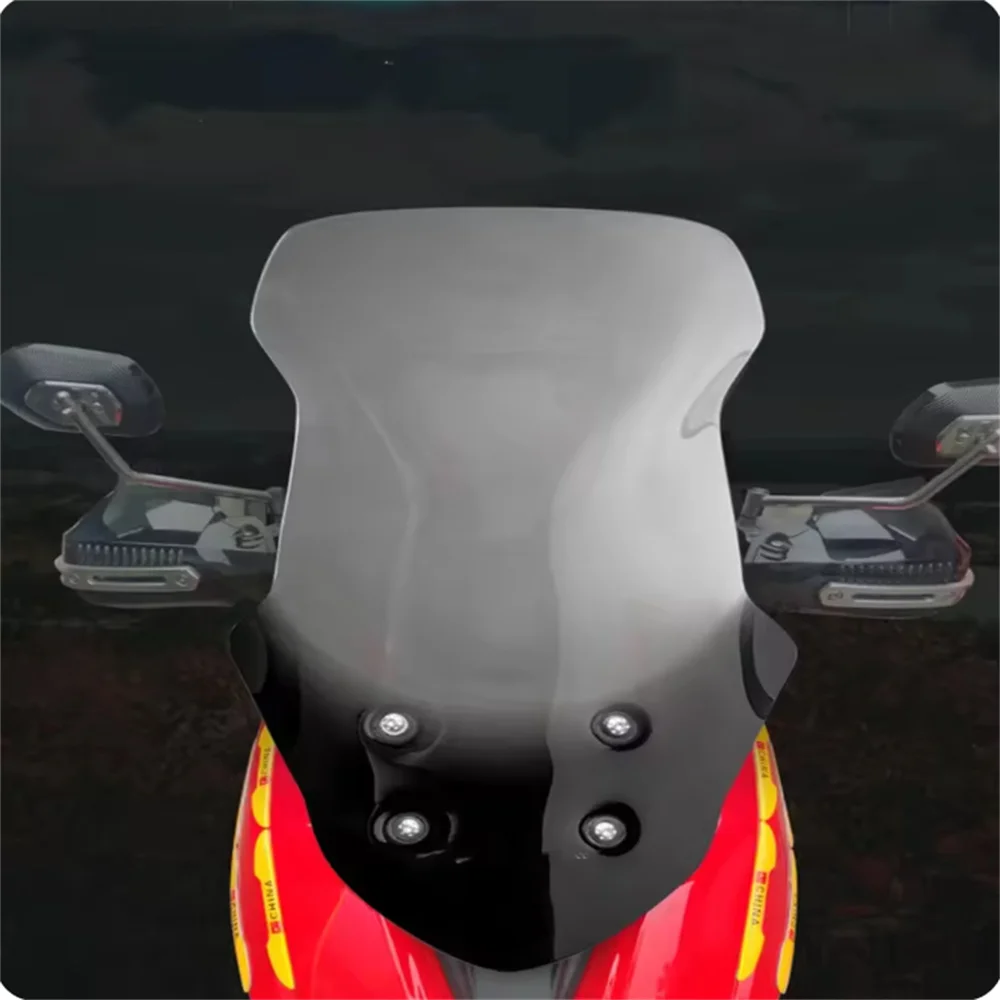 

For Longjia VMAX300 300VMAX windshield modification with raised front windshield VMAX 300 windproof plate and chest guard