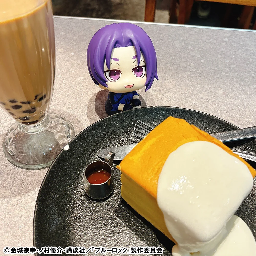 100% أصلي MegaHouse Look Up Blue Lock Mikage Reo Nihondaihyou-sen Ver. مجموعة أدوات المرآب من سلسلة ألعاب النموذج