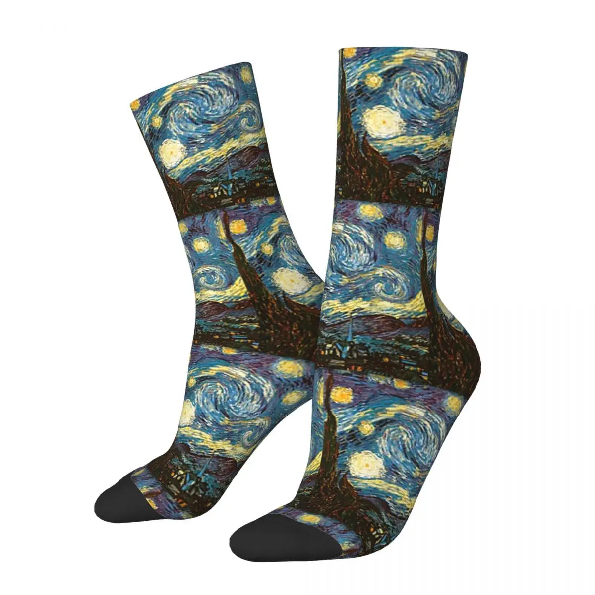 Women Men Socks Van Gogh An Icon of Modern Art Stockings Spring Funny Warm Soft Socks Design Outdoor Sports Non Skid Socks