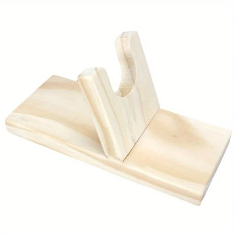 Solid Wood Hot Melt Gun Frame Glue Gun Solid Wood Fixing Frame Portable Support Tool Support Wooden Base