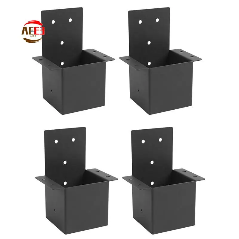 

AEE3-4 Pcs Pergola Brackets 4X4in ( Actual 3.6X3.6 Inch),Rafter Post Brackets,Pergola Kit, Gazebo Brackets Wall Mount Bracket