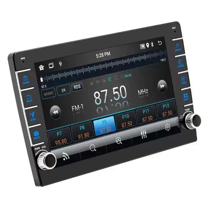 T100 2+32GB Universal 10inch Double Knob Gps Fm Carplay Android Dvd Car Radio Display Touch Screen Player