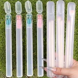 4PCS Portable Transparent Makeup Brush Storage Box with Cover Eyebrow Pencil Makeup Brushes Organizer Chopstick Case Beauty Tool