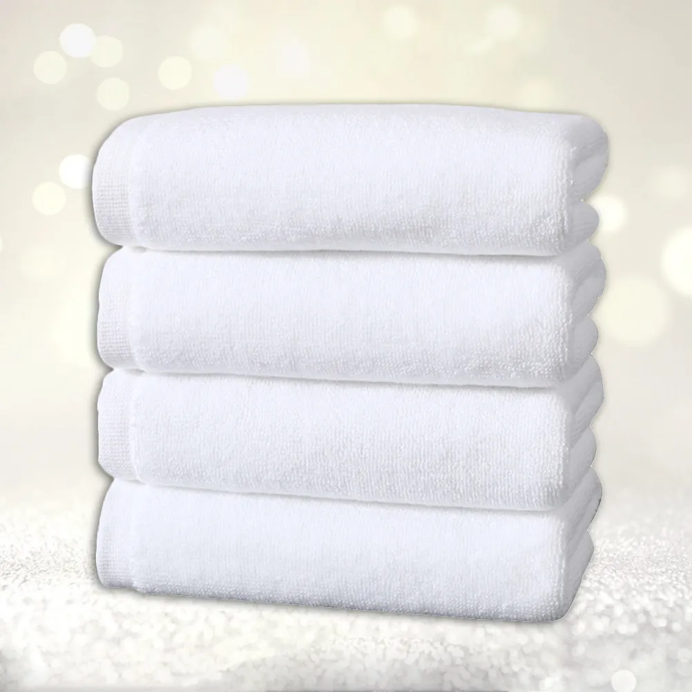 4pcs Disposable Soft Facial Towels for Travel, Makeup Removal & Daily Use – Cotton Bath Face Towels