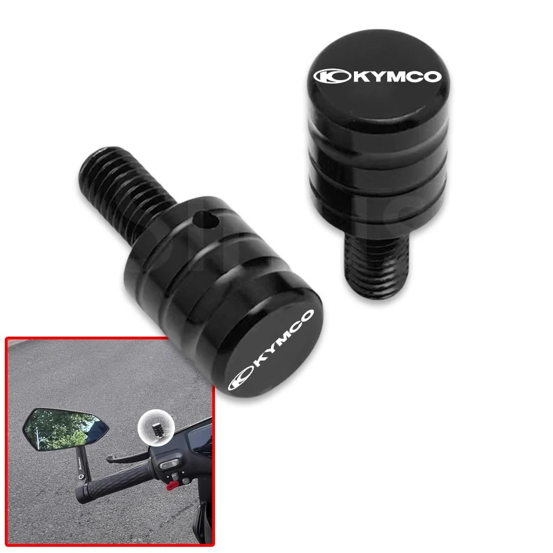 For Kymco Xciting 250 500 Downtown 125 300 350 Rear View Mirror Screw Plug Motorcycle Mirror Hole Blanking Plug Screw Cap Bolts