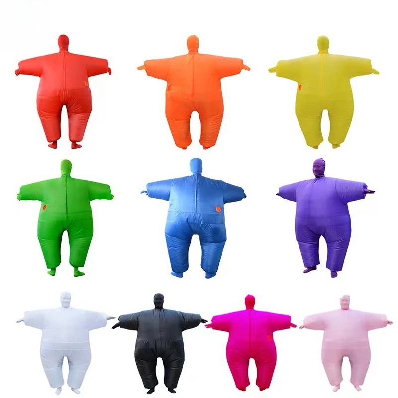 

Inflatable Costume Masquerade Funny Props Masked Ninja Inflatable Sumo White Silicon Inflatable Costume Party Cosplay Dress Up