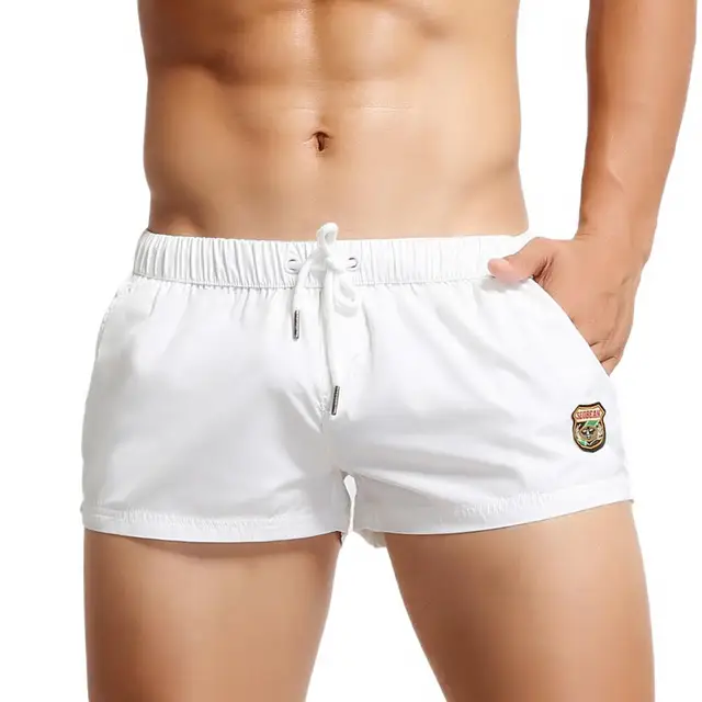 Męskie szorty plażowe SEOBEAN na lato, kąpielówki, spodenki typu boardshort, męskie szorty gimnastyczne, szorty do pływania, surfingu, fitnessu, szybkoschnące.