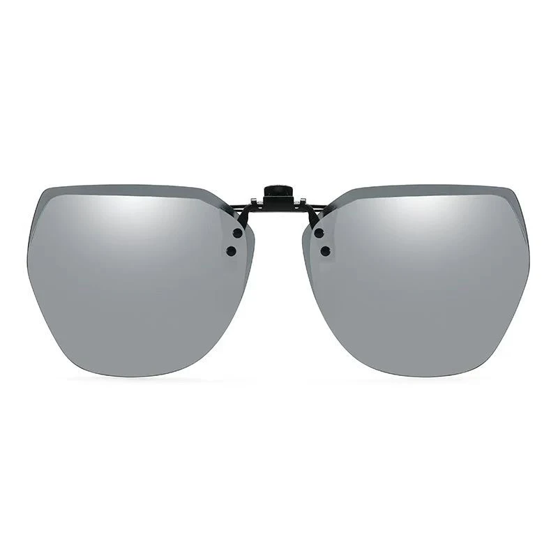 Nouvelles lunettes de soleil à clipser pour hommes et femmes, lunettes de conduite de nuit, anti-éblouissement, style vintage carré