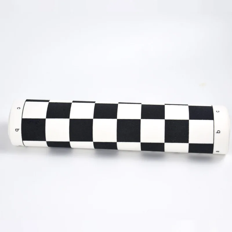 Fotografia 3: Tabuleiro de Xadrez Internacional Dobrável - 34cm/13.39polegadas 43cm/16.93polegadas Jogo de Xadrez em Couro e Lã QLYX01