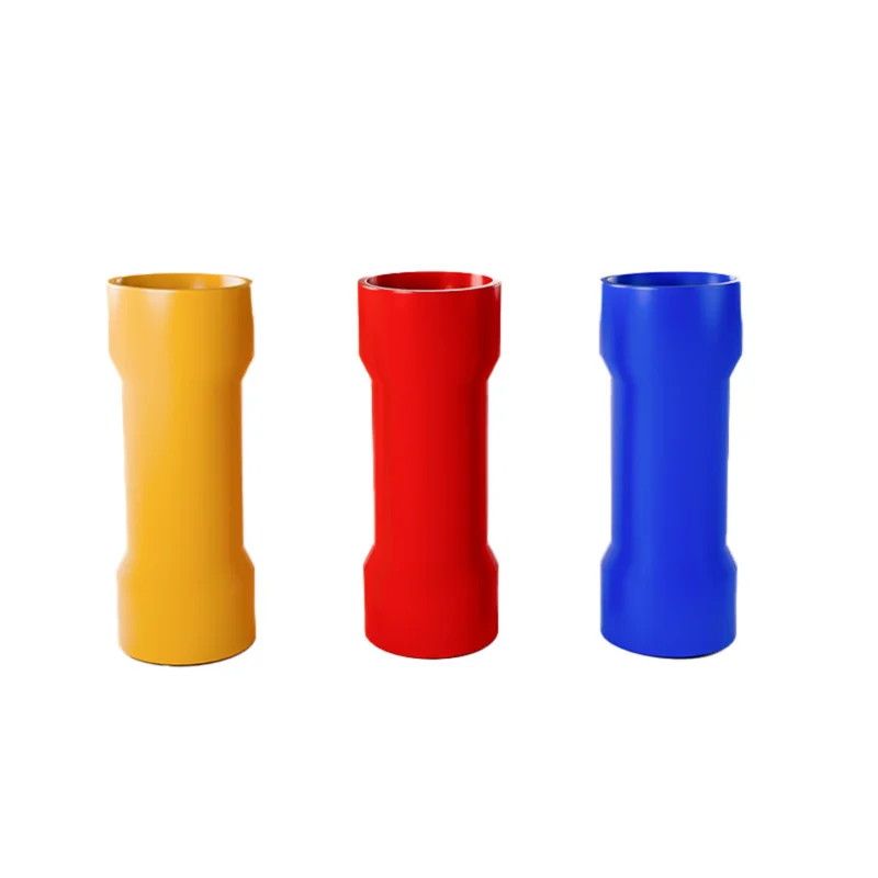 Insulated Butt Splice Connector Assortment Kit, Full Coverage PVC Cold Crimp Terminals For 0.5-50mm² Cable 600V 19-160A