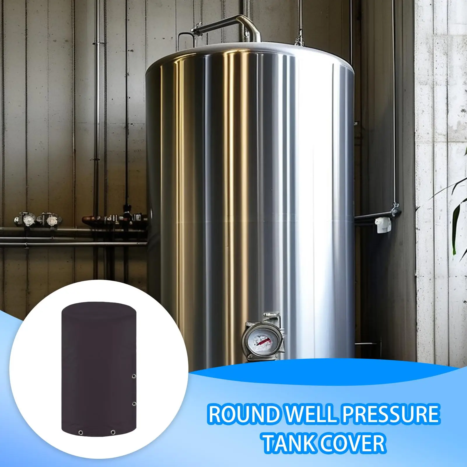 Well Pump Cover Outdoor Insulated Protector Weatherproofing UV-Protected Well Pump Cover For Plumbing Irrigation Lawn Industrial