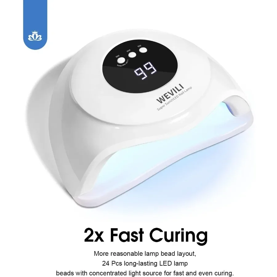 72W UV-nagellamp met sneller UV-licht voor gellaktoepassing met 3 instelbare timers Professionele automatische sensorfunctie