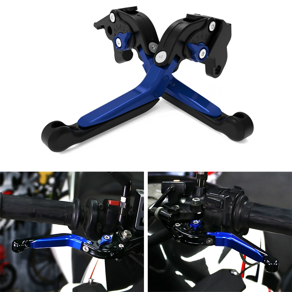 Motorcycle CNC Brake Clutch Levers For Suzuki DR650 1994-2002 2003 2004 2005 2006 2007 2008 2009 Adjustable Foldable Extendable