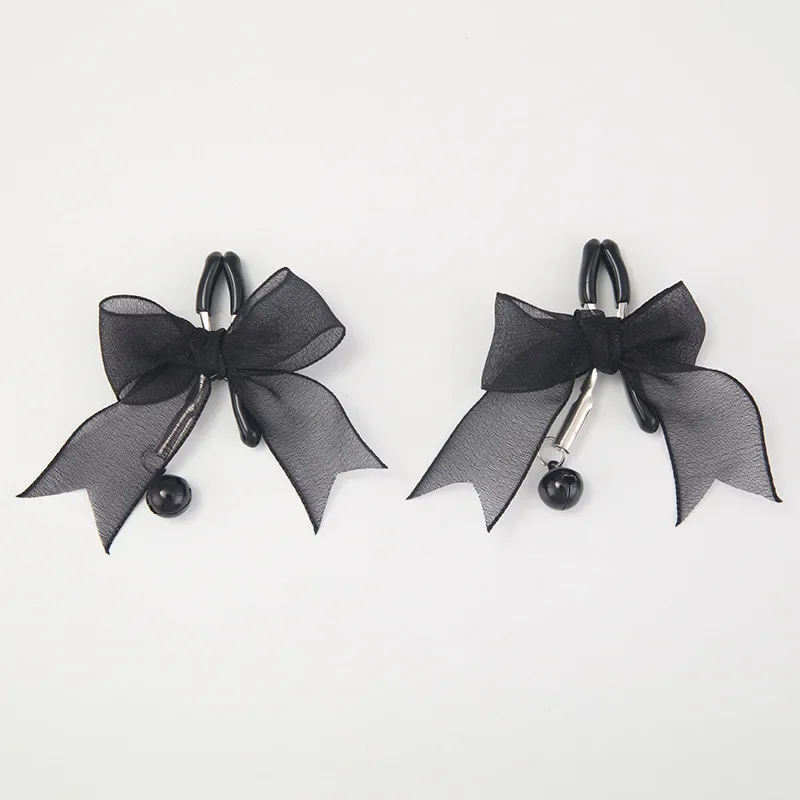 BDSM يلعب مقاطع الحلمة القوس الدانتيل مع الأجراس – لعبة الأزواج Flirty SM لتحفيز الحلمة والبظر #2