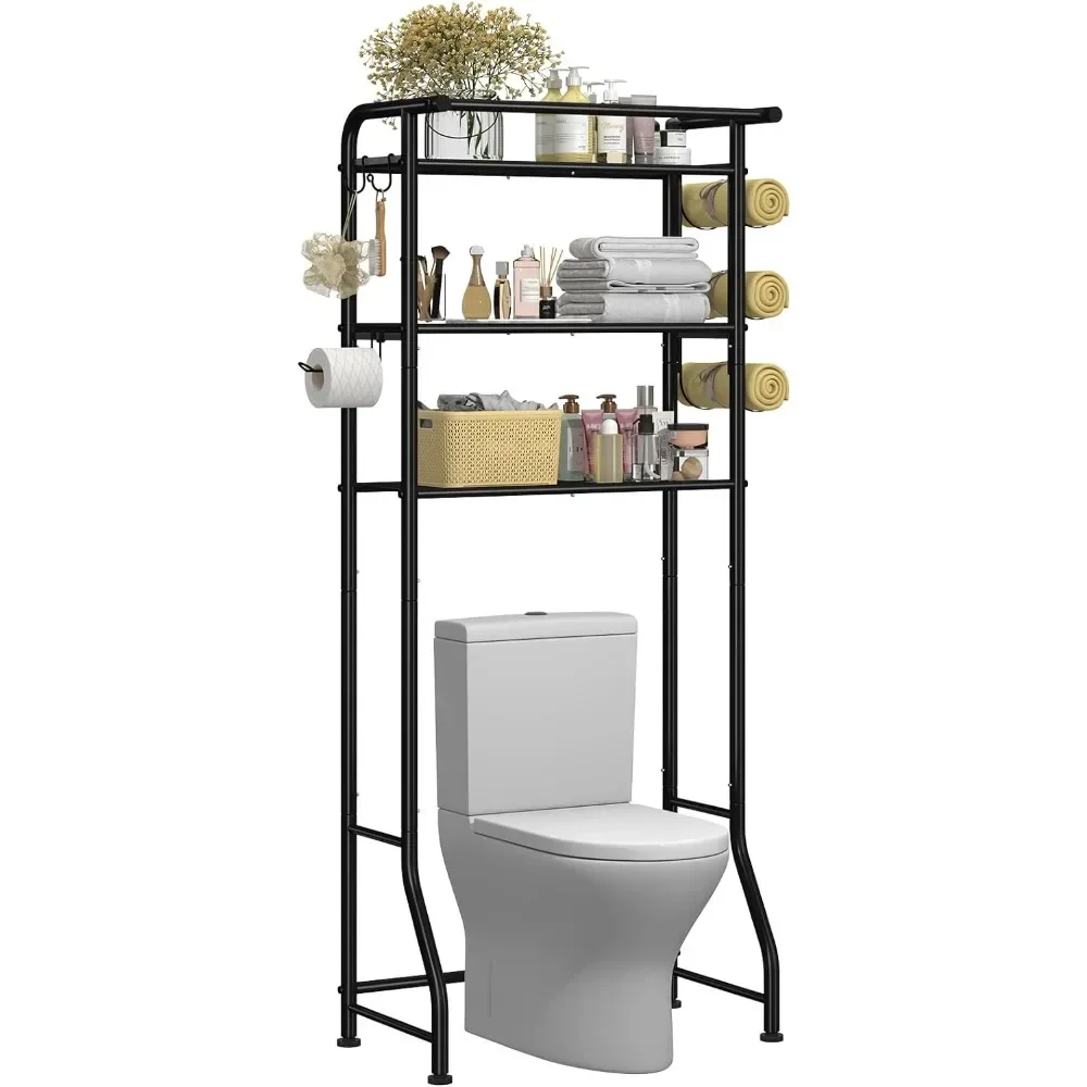 

3 Tier Over The Toilet Rack, Shelf Bathroom, Bathroom Stand Organizer Space Saver