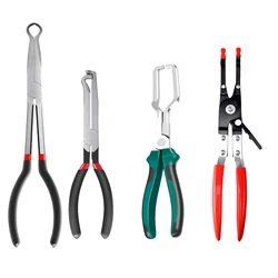 4Pcs Electrical Disconnect Pliers  Fuel Line Pliers Professional Spark Plug Removal Pliers Automotive Car Hose Disconnect Pliers