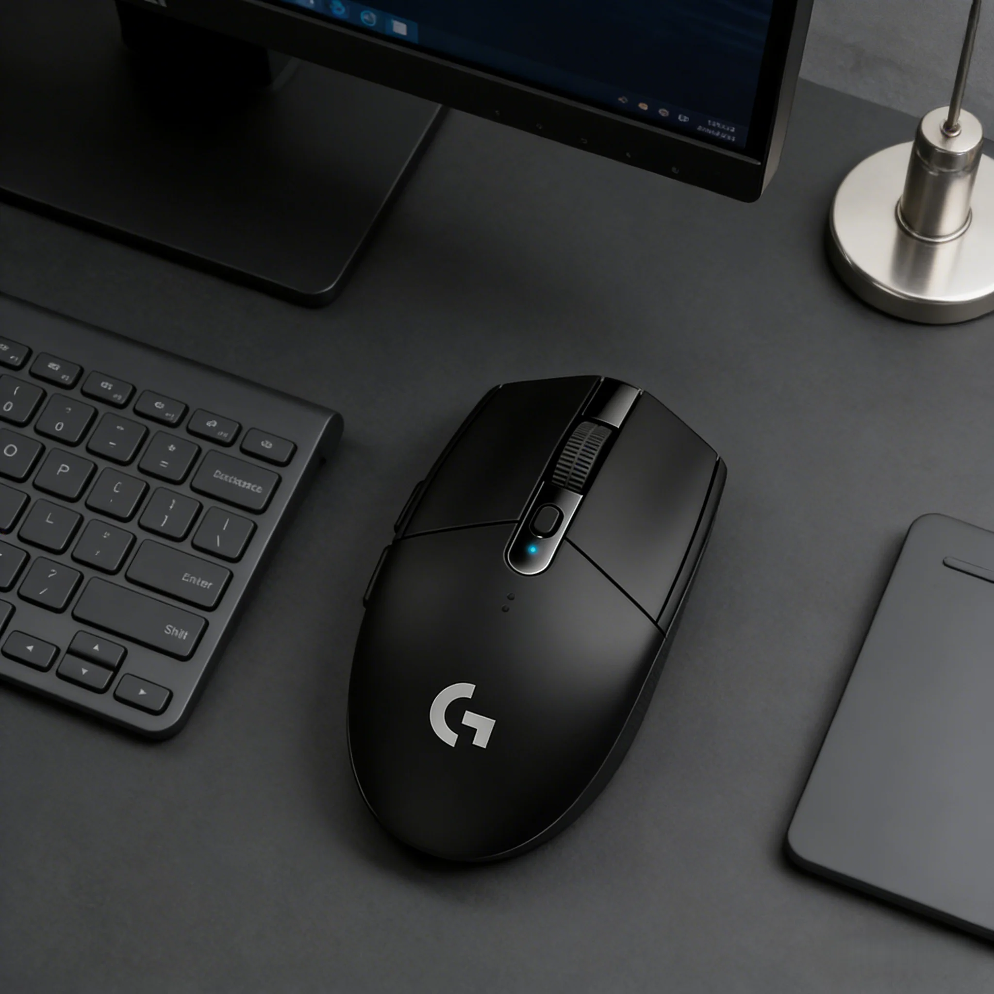 Logitech G305 Wireless Gaming Mouse 99g Lightweight 1ms Low Latency LIGHTSPEED HERO Sensor for E-Sports PC Laptop Gaming