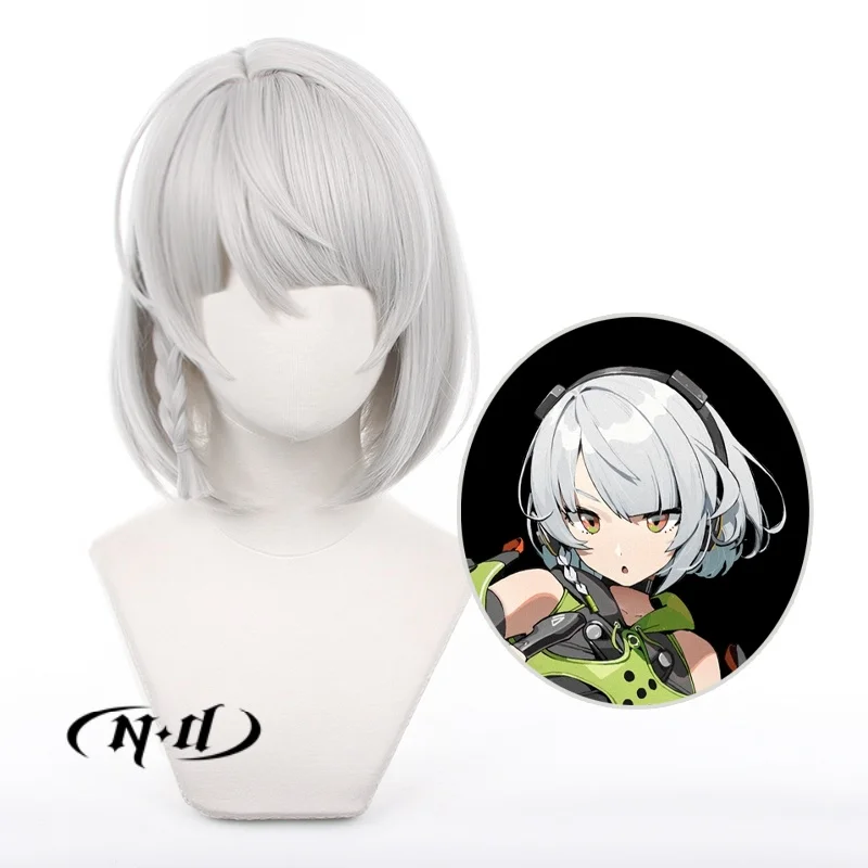 ND Soldier 0 Anby ZZZ Cosplay Wigs Hairpiece Zenless Zone Zero Cosplay Hair Wig for Comic Con Coser Costume Party Heat Resistant