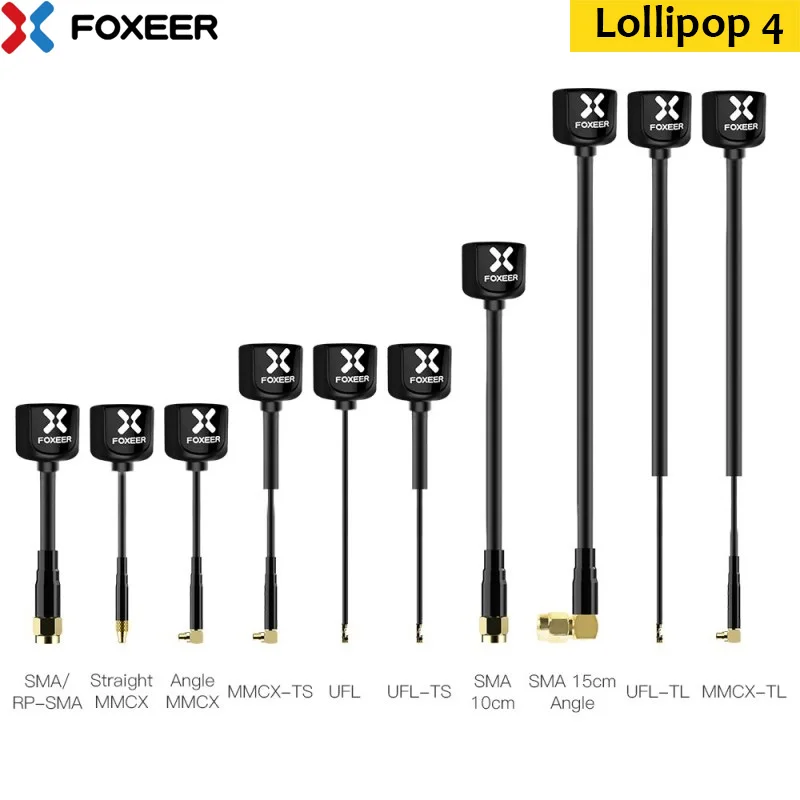 2 sztuk Foxeer Lollipop 4 Lollipop V4 2.6dBi o wysokiej mocy FPV antena LHCP RHCP dla dron FPV VTX gogle DIY części