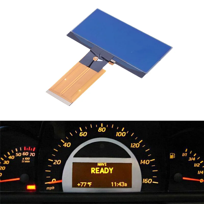 

Dashboard LCD Display For Mercedes Benz W203 C-Class LCD Screen Instrument Cluster Pixel Interior Door Panel Accessories