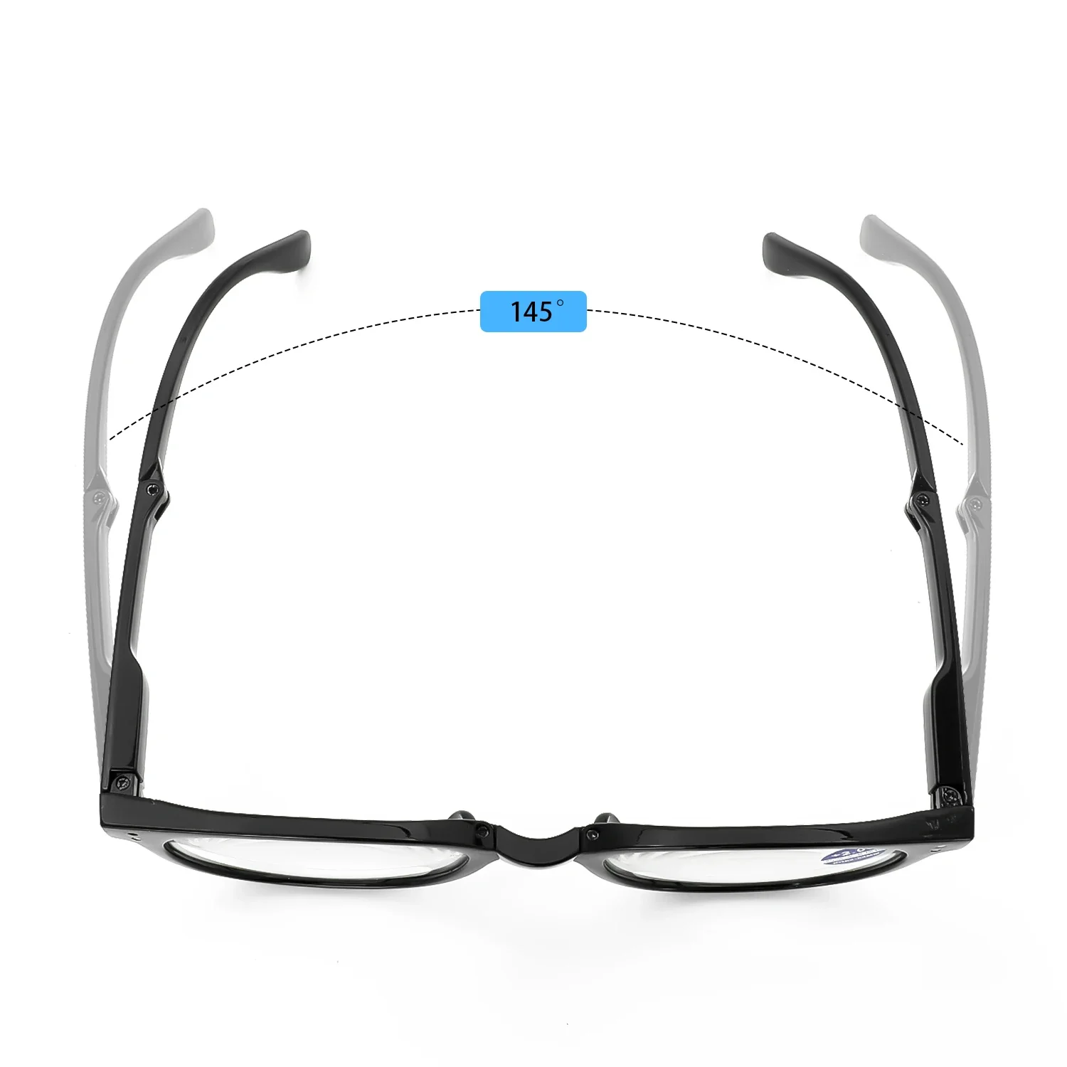 Lesebrille für Männer und Frauen, faltbar, blaues Licht blockierend, hochwertige tragbare Brille für das tägliche Büro – Detail 14