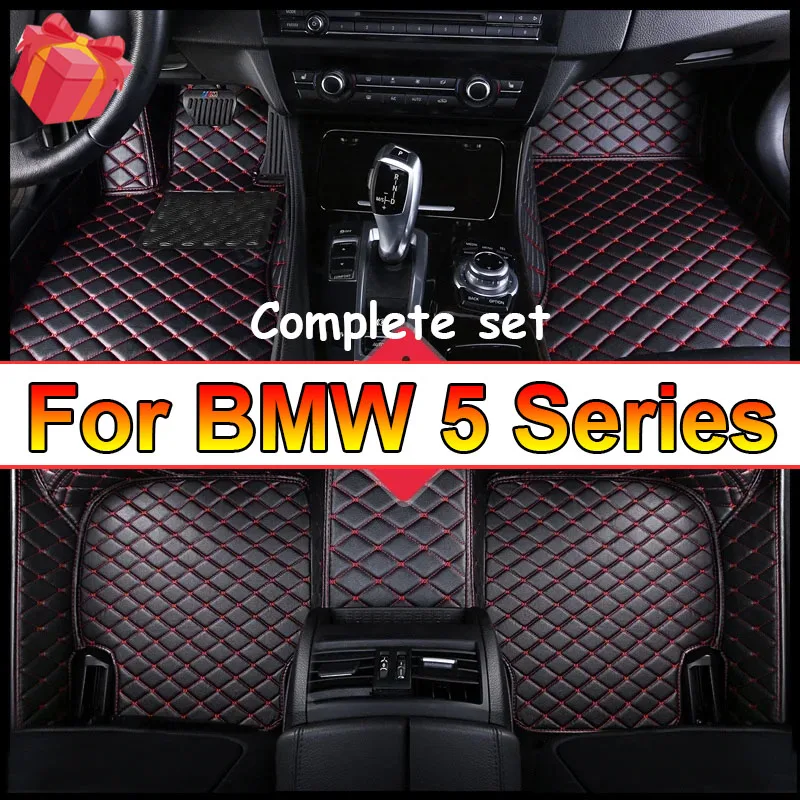 Car Mats Floor For BMW 5 Series E34 1988~1996 Waterproof Car Carpet Floor Mats Cubre Pisos Para Autos Car Accessories Interior