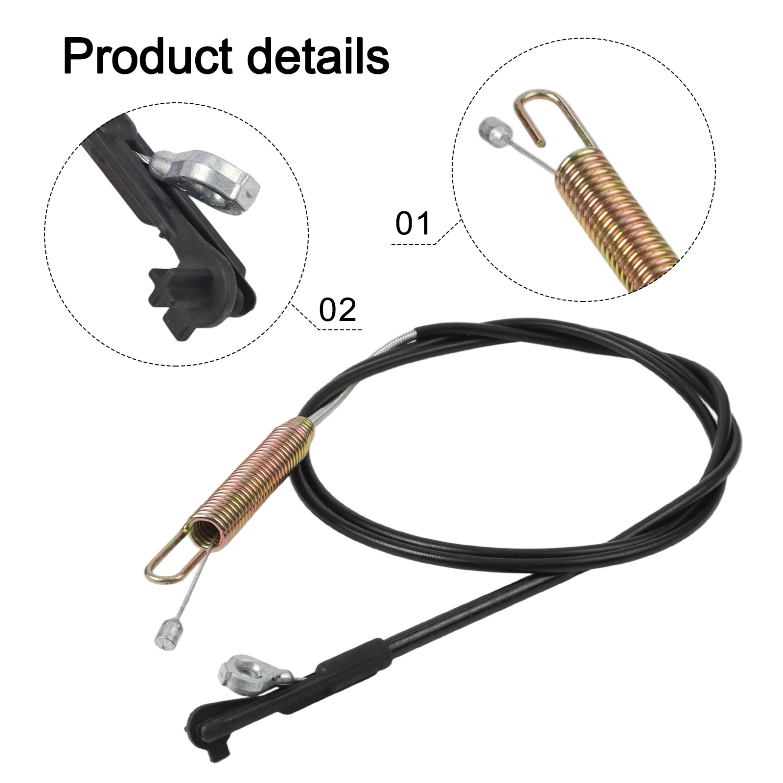 

Тормозной трос, обручальный трос лезвия газонокосилки для Toro 30 дюймов, для Timemaster 133-1998, запасные части тормозного троса