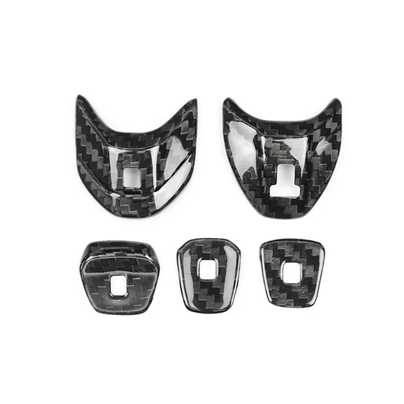 

Compact Real Hard Carbon Fiber For Corvette C8 2020-2023 Car Console Gear Shift Button Sticker Parts