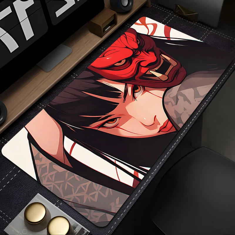 Mouse Pad Designed specifically Desk Mat Gamer Office Computer Carpet Keyboard Table Gaming Devil Oni Mask Accessories Mousepad