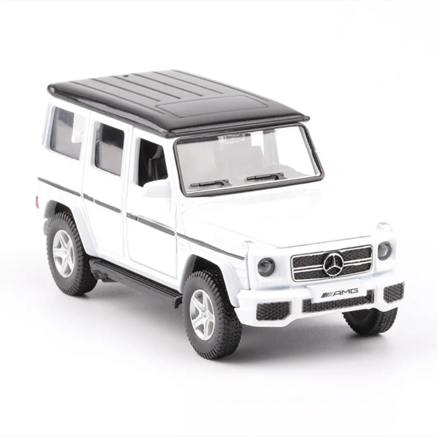 

Модель автомобиля Mercedes-Benz G63 1:36, модель из сплава, литой и игрушечный автомобиль, украшение автомобиля, Детская имитация, игрушки для детей, подарки