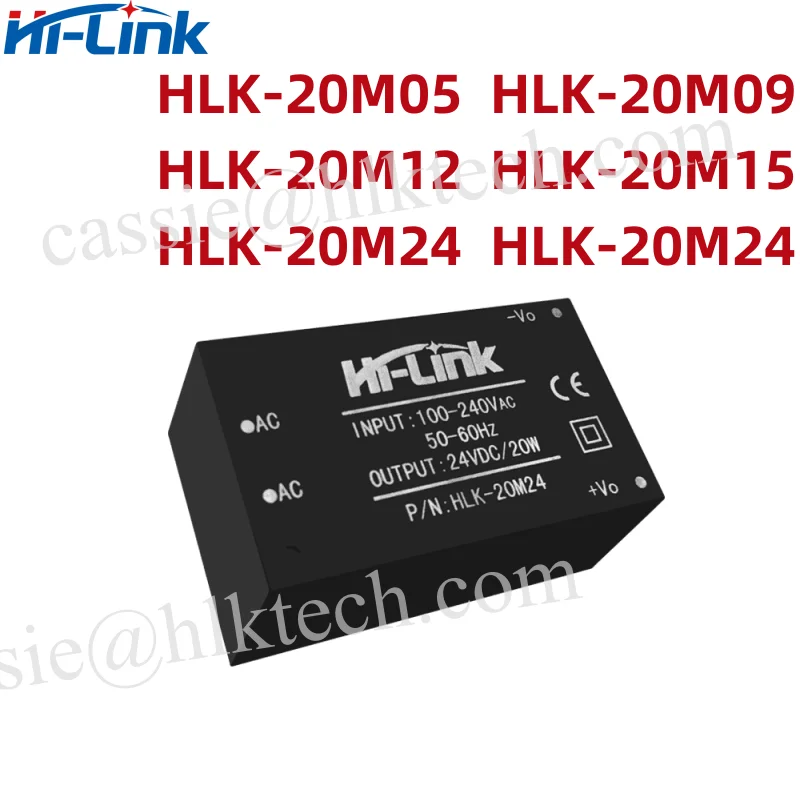 Hi-Link HLK-20M09 ACDC integrated circuit 20M09 20w ac-dc 220v to 9V 2200mA Isolation Switch Mini Power Module HLK-20M09