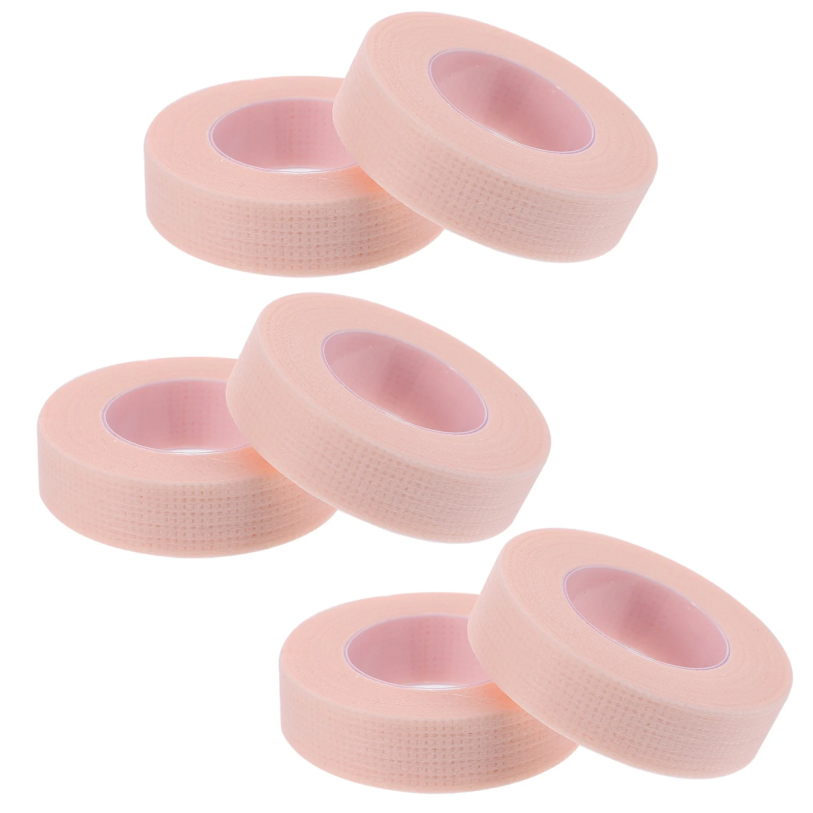 

6 Rolls Pink Eyelash Tape Breathable Gentle Skin-Friendly Lash Extension Grafting Patches for Eyelid Lift and Isolation