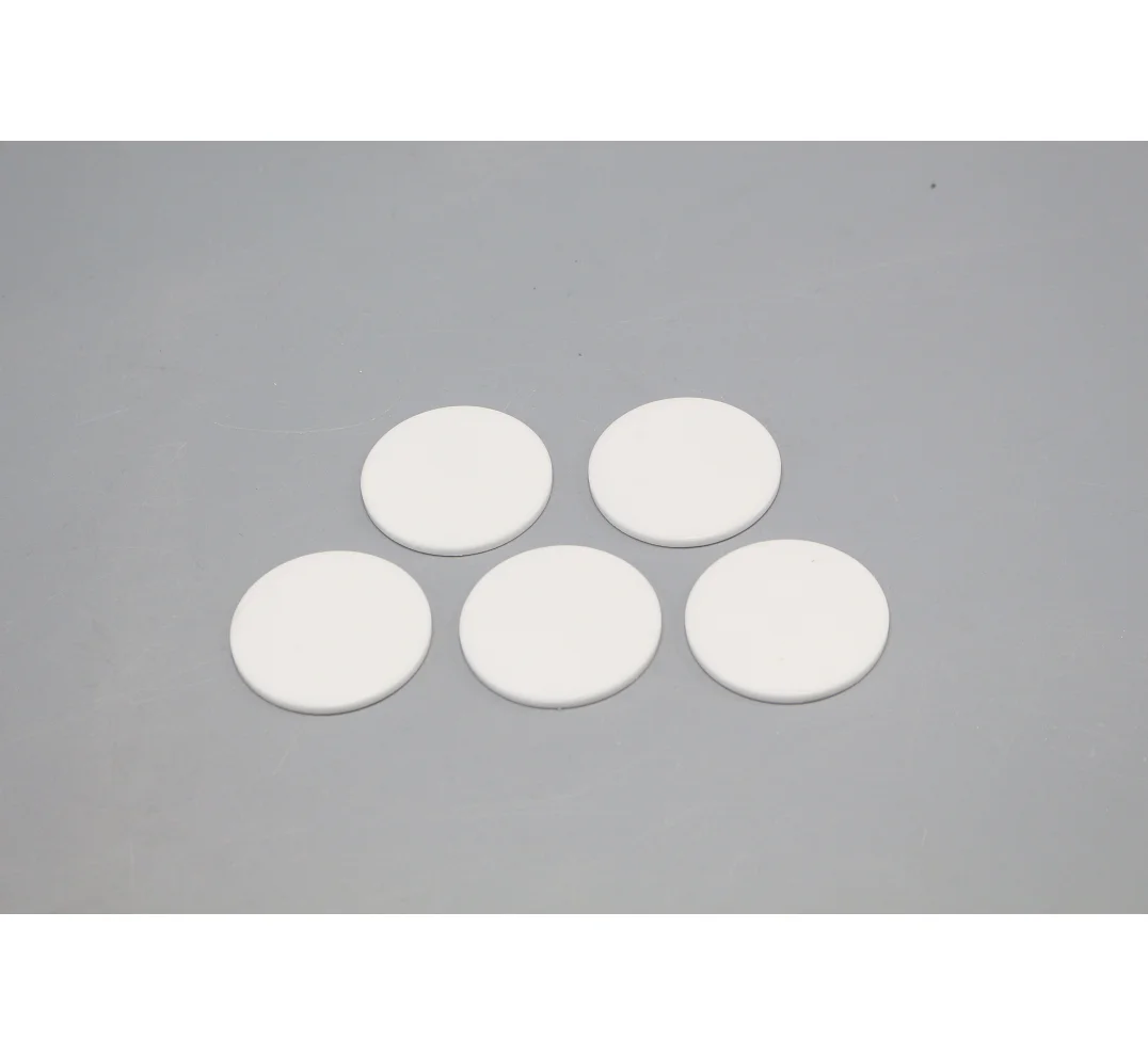 99% Alumina Ceramic Plate , Circular , Insulated , Wear-resisting , diameter=120mm，thickness=10mm