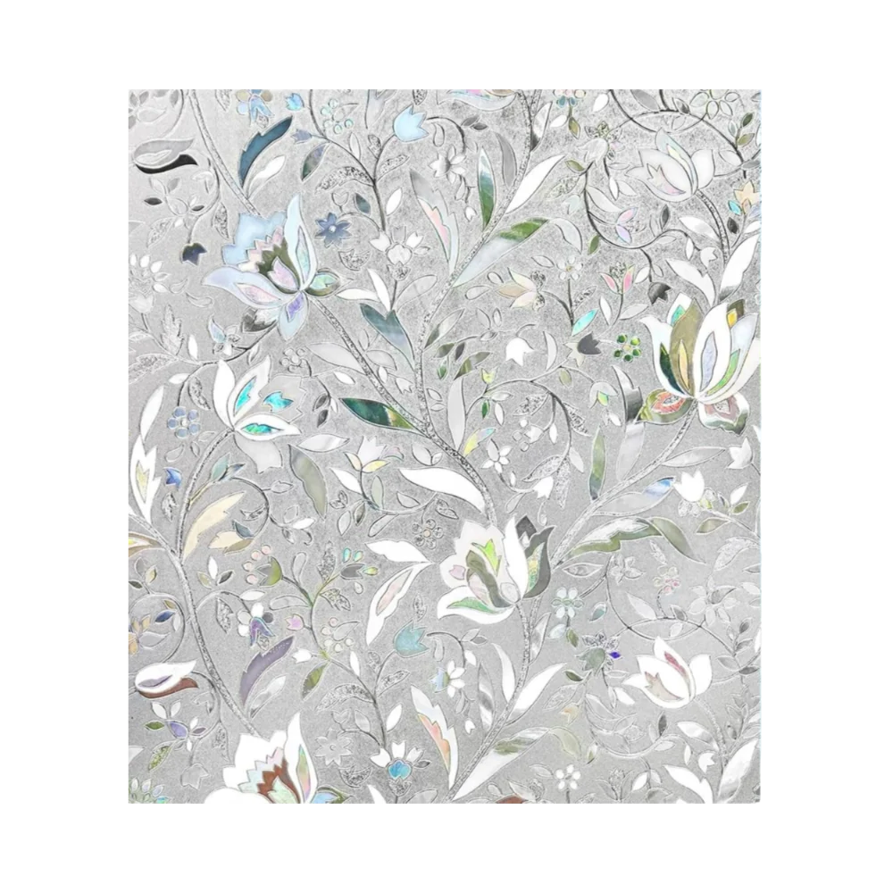 متجمد نافذة الخصوصية فيلم القابلة للإزالة الأشعة فوق البنفسجية حجب ملصقات الزجاج البلوري ملصقات نافذة تتشبث ثابت النوافذ الزجاجية #1