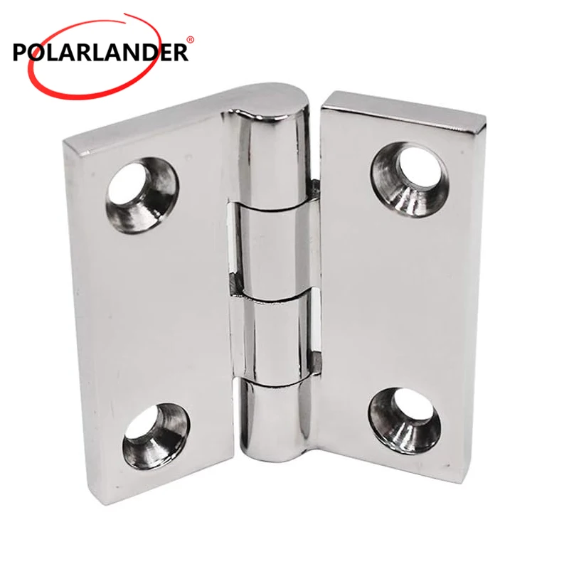 316 Stainless Steel Hinge BH-S6 1.5x1.5 Inch Marine Boat Butt Hinge Mirror Polished Heavy Duty