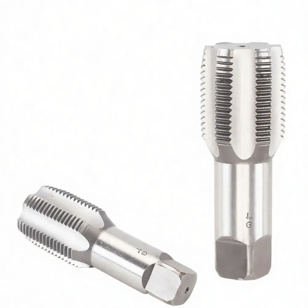 NPT Pipe Thread Tap Taper Threading Repair Tool Set Plumbing Repairing Reconditioning Accessory For 1 8 To 1 Inch Fittings