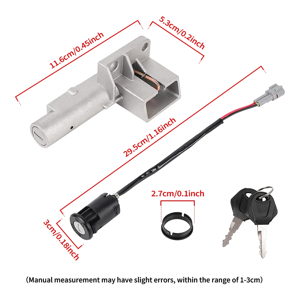 Ignition Switch Lock Key Set for Surron Key Motorcycle for Sur Ron S X Lightbee Light Bee S X for Segway X160 X260 Electric Bike