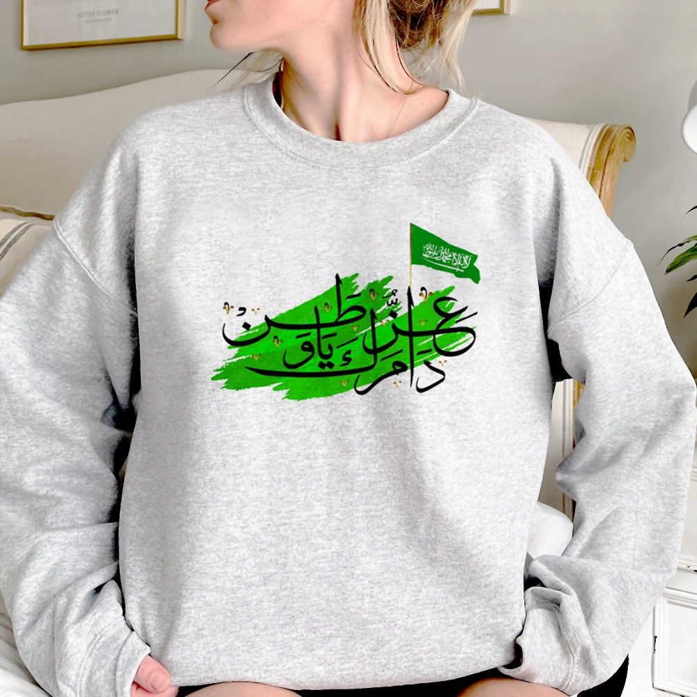 

Kingdom of Saudi Arabia hoodies women Korean style anime clothing women streetwear Pullover