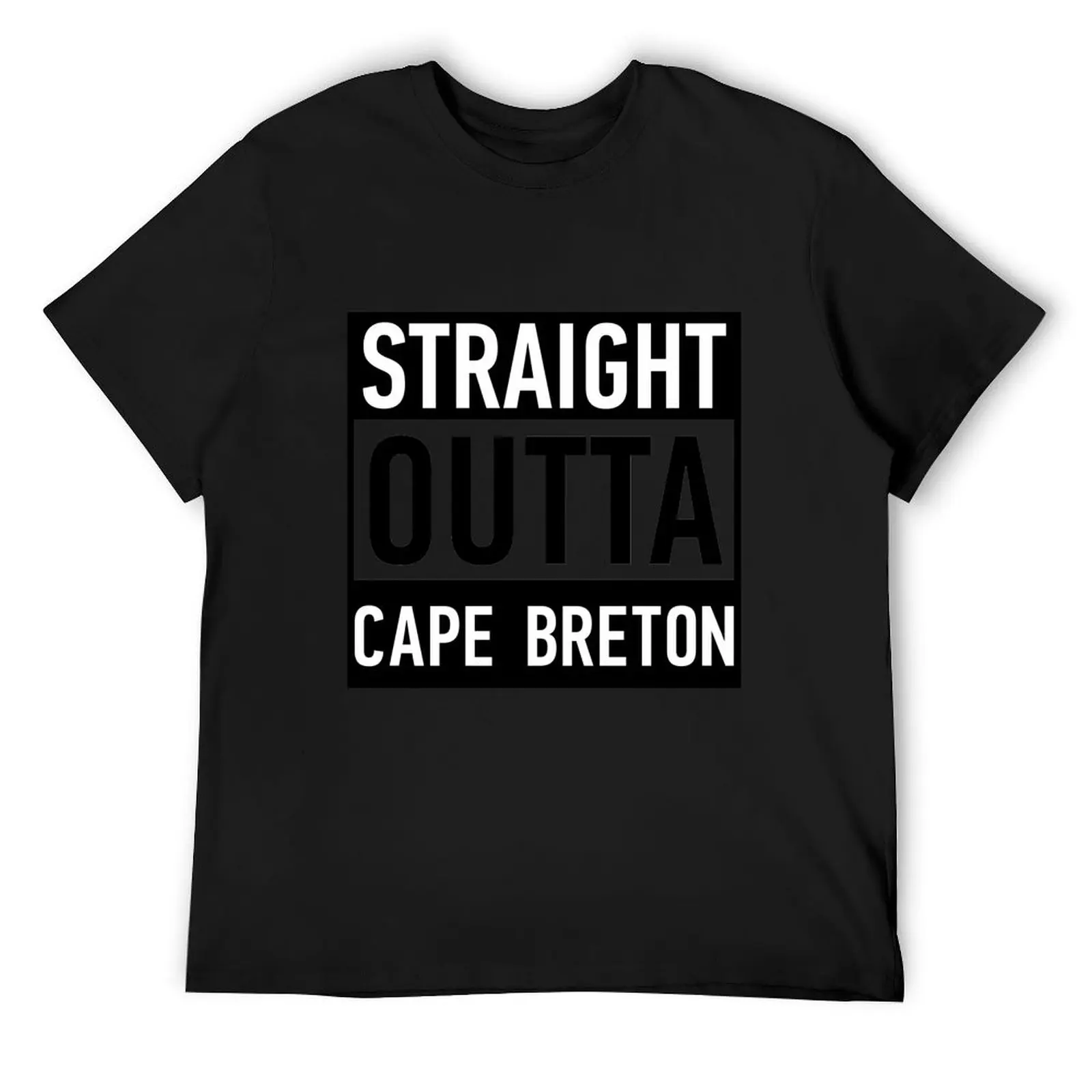 

Straight Outta Cape Breton T-Shirt korean fashion plus sizes T-shirt men