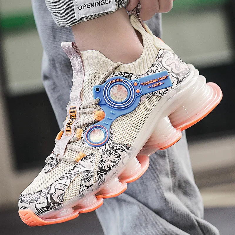 

Мужские модные роскошные кроссовки с цветными блоками, повседневная уличная прогулочная обувь, спортивная обувь с сеткой, мужская обувь 2024, новые мужские кроссовки на шнуровке