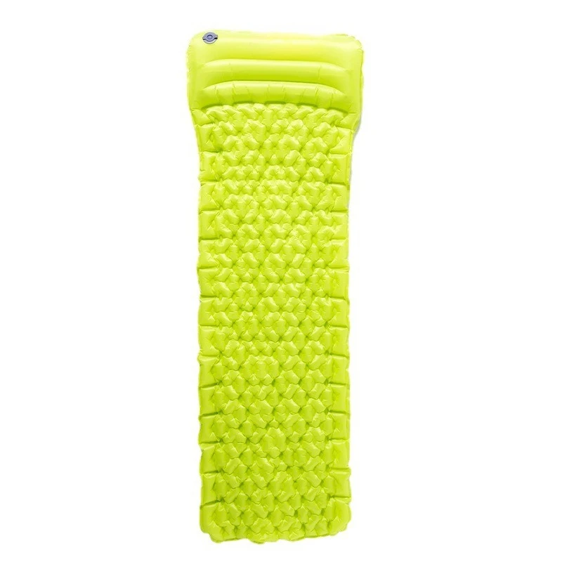 

Portable tpu tent sleeping mat with pillow egg nest moisture-proof cushion air cushion single rhombus inflatable cushion
