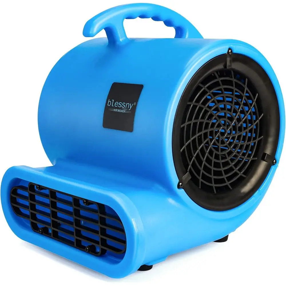 

1/2 HP ETL Listed Carpet Dryer an, 2600 CM Air Blower Mover or Home Drying, 15 t Long Cord Portable loor Blower an with 3-Speeds