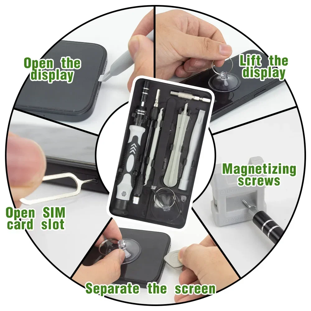 Präzisions schrauben dreher Set in 1 magnetischen Phillips Torx Schrauben dreher Bits Handre parat ur werkzeuge für iPhone Uhr Brille DIY Uhr