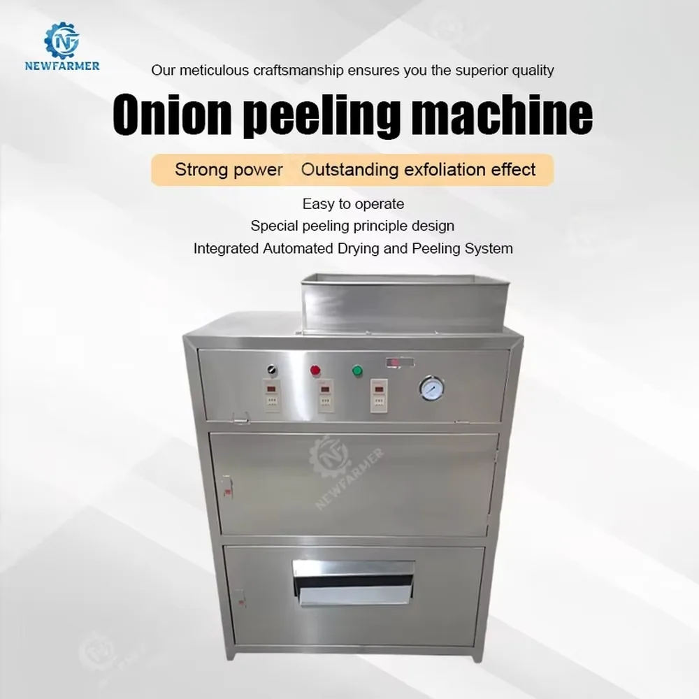 500kg Onion Peeling Machine High Output Automatic Onion Skin Peeler for Medium and Large Food Factory