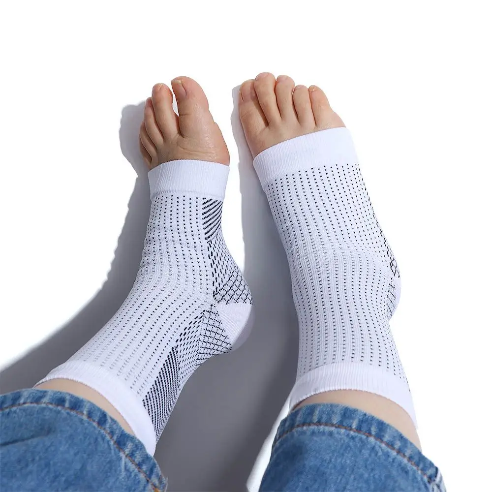 Sock Nylon Protective Gear Protect Arthritis Heel Foot Sleeves Tight Casual Socks Elastic Bandage Sleeve Protective Socks